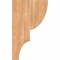 Ekena Millwork Ridgewood Smooth Corbel, Western Red Cedar, 3 1/2"W x 12"D x 20"H COR04X12X20RID00SWR - alternate 4
